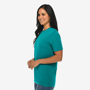 Red Essential Pure Cotton Short Sleeve Crew Neck T-Shirt Men Cotton Half Sleeve <b>Round</b> Neck T-Shirt - Product Image 5