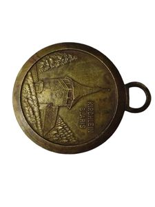 Vintage Collection Kerala Police Athletic Meet 1994 Gold Colour Round Athletics Medal Collector's Commemorative Award Silver - Product Image 3