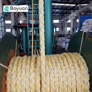 Corda Marina Super Spessa a 8 Fili <span class=keywords><strong>da</strong></span> 120mm, Mista Polipropilene e Poliestere, per <span class=keywords><strong>Ormeggio</strong></span> di Grandi Navi e Attracco - Product Image 6