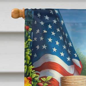 All American Large Porch Bruselas Griffon House Flag Multicolor Poliéster Yard Banner Obra DE ARTE Colgante de pared para poste de manga - Product Image 3