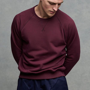 Nouveau Sweat-shirt Homme Col Rond Coupe Ample Basique de Haute Qualité, Motif Portrait Prunier sur le Devant, Personnalisé en Mélange de Coton - Product Image 1