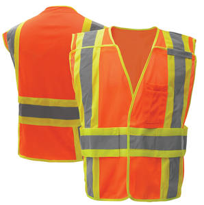 Chaleco de Seguridad Transpirable con Banda Ancha, Cinta Reflectante de Alta Visibilidad, Múltiples Bolsillos, Tela de Malla para Operaciones de Seguridad en Sitios, Chaleco para Hombre - Product Image 4