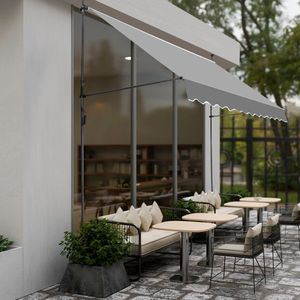 Toldo Retráctil en Gris 118.1" D x 47.2" W x 78.7" H a 118.1" H - Product Image 5