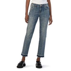 Pantalons en jean confortables pour femmes, pantalons en jean décontractés pour femmes, pantalons en jean tendance pour femmes, coupe slim, prix raisonnable, service OEM - Product Image 2