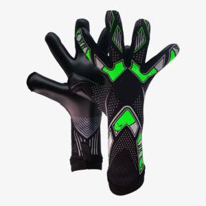 Gants de gardien de but professionnels de haute qualité, respirants, imperméables, en latex, avec sangle de poignet réglable, design à doigts complets pour le football - Product Image 1