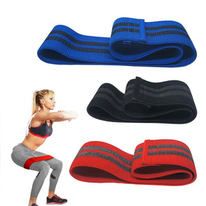 Bandes de résistance GAF Sports noires en polyester antidérapantes pour les fessiers, accessoires de fitness pour le renforcement musculaire - Product Image 2