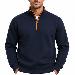 Sudadera de Algodón Orgánico Sostenible para Hombre, Fabricante de Ropa Ecológica de Felpa - Product Image 1