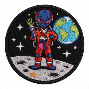 Patch brodé haut de gamme personnalisé avec base renforcée en fil, patch logo pour chapeaux, vestes, sacs, durable, qualité supérieure - Product Image 6