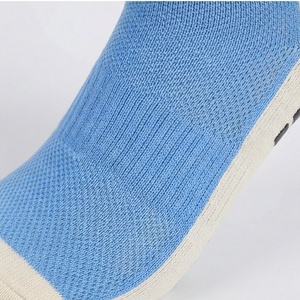 Crew <b>Socks</b> Solid Light Blue 100% Cotton Breathable Knitted Adult Summer Casual Daily Wear - Product Image 5