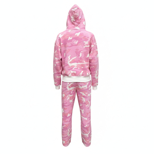High Quality ARTIZ INTERNATIONAL <b>Mens</b> Streetwear 2 1 Solid Printed Winter Tracksuit Heavy Fleece 100% Cotton Hoodie Cargo - Product Image 2