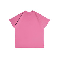 T-shirt à manches courtes en coton lourd 400g, col rond, épaules tombantes, broderie personnalisée du logo OEM, fabriqué en Chine par BD China Factory.