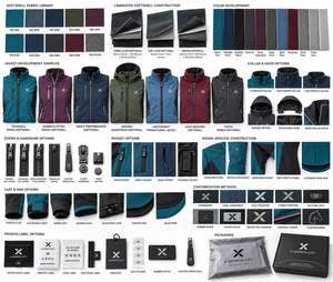 Softshell-Jacken & Oberbekleidung Reitbekleidung |   Sturmblau Sechs Farbvariationen |   Hersteller OEM ODM |   X Sports City | - Product Image 4