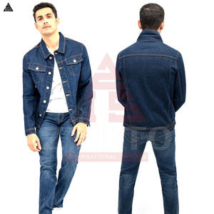 Nouvelle veste en jean noire tendance à prix d'usine, séchage rapide, qualité supérieure, pour hommes - Product Image 5