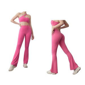 OEM ODM Women Full Length <b>Flare</b> Yoga <b>Leggings</b> High Waist Quick Dry Breathable Gym Pants Wholesale Wear - Product Image 1