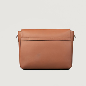 Full Grain Naturally Milled Cowhide Leather Carismatico Brown Messenger Bag with <b>Laptop</b> Phone Pockets Card <b>Holder</b> Pen <b>Holder</b> - Product Image 6