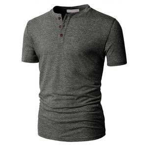 Chemises personnalisées pour hommes 100% coton à manches courtes avec boutons imprimés sur le devant, coupe ajustée et logo personnalisé, séchage rapide - Product Image 2