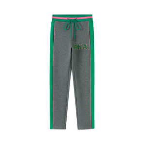 กางเกงวอร์ม AKA Air Tech Fleece สำหรับผู้หญิง สีเทาเขียว กางเกงจ็อกเกอร์สำหรับออกกำลังกาย เนื้อผ้านุ่ม สวมใส่สบาย สีเทาเขียว - Product Image 2