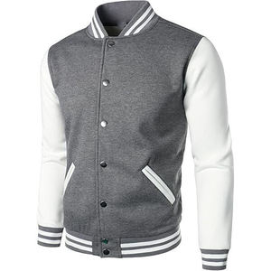 Fashion <b>Men</b> Varsity <b>Jacket</b> Premium Wool Leather Letterman College <b>Baseball</b> <b>Jacket</b> Custom Logo Casual Streetwear Winter Wear - Product Image 1