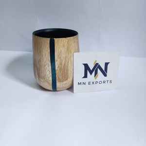 Juego de Mesa de Madera de Caucho Importada 100% Natural para el Hogar, Juego de Mesa de Madera para Tazas de Café - Product Image 1