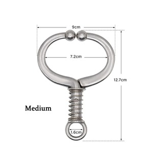 Stainless Steel Automatic Cow <b>Spring</b> Nose Pliers Cattle Nose Plier Cow Nose <b>Clip</b> Traction Tool Cattle Ring Farm Animals Supplies - Product Image 2