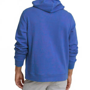 เสื้อฮู้ดแขนยาวผ้าฝ้ายฟลีซ 100% ระบายอากาศได้ดี สีพื้น มีกระเป๋าหน้า ปรับเชือกผูกได้ - Product Image 3