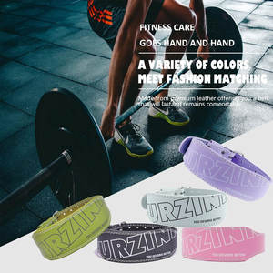 เข็มขัดยกน้ำหนักหนังแท้สำหรับออกกำลังกายเพาะกาย ช่วยพยุงหลัง ดีไซน์เรียวเล็ก ขนาด 4 นิ้ว บุฟองน้ำ - Product Image 6