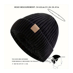 Gorro de Invierno Personalizable de Alta Calidad con Logotipo Tejido, Gorro Unisex de Punto de Poliéster/Algodón - Product Image 4