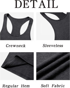 Camisetas de Tirantes Personalizadas para Hombre, de Algodón y Elastano, Tejidas, Estampadas, Transpirables, de Secado Rápido, para Gimnasio, Ejercicio y Entrenamiento - Product Image 5