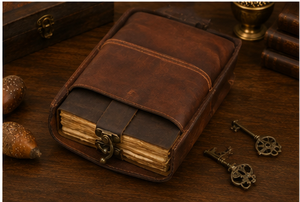 Classic Handmade Leather <b>Journal</b> Notebook Handmade Vintage <b>Writing</b> Diary Refillable Travel notebook - Product Image 5
