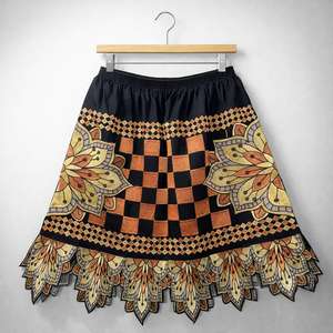 Nuevas faldas plisadas con estampado polinesio para mujer, ropa de alta calidad de las islas del Pacífico, falda con estampado micronesio para mujer - Product Image 5