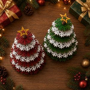 Top selling rosewood <b>Christmas</b> <b>tree</b> handmade pine shape <b>wooden</b> <b>tree</b> modern home decoration indoor artificial tabletop ornament - Product Image 4