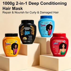 Crème capillaire hydratante et nourrissante 2-en-1 anti-frisottis pour cheveux bouclés africains secs – Vente chaude en gros - Product Image 5