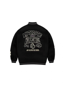 Veste pour homme en mélange de laine, veste varsity, veste pour hommes, style streetwear, veste de baseball brodée, veste d'hiver - Product Image 4