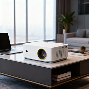 Sudex โปรเจคเตอร์ L470W บลูทูธอัจฉริยะ Wi-Fi โปรเจคเตอร์ไฟฟ้ารองรับ1080P โปรเจคเตอร์บ้านแบบพกพาวิดีโอ HD LED TV - Product Image 4