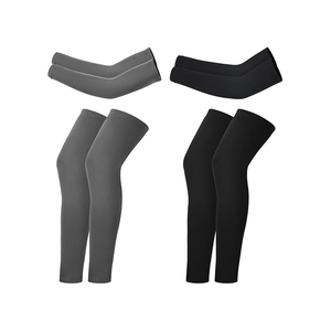 Ensemble d'équipement de compression professionnel Cosh Sports – Manchons de protection UV et leggings athlétiques respirants - Product Image 3