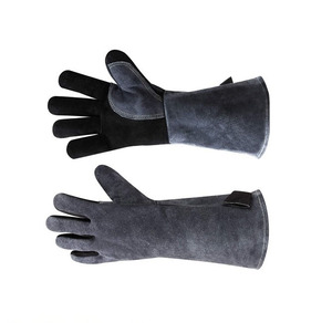 Premium Leather Welding <b>Gloves</b> Heat Resistant Safety <b>Gloves</b> for Professional Welding Work for sale - Product Image 5