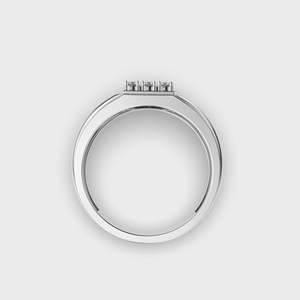 Anillo de Hombre Moderno de Plata de Ley 925 con Diamante Moissanita, Anillo de Boda y Compromiso de Lujo, Estilo Hip Hop Iced Out, Joyería de Moda, Regalo - Product Image 2