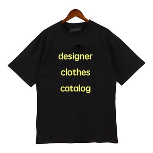 T-shirt de luxe pour hommes en gros – Marques célèbres, haute qualité, 100 % coton, coupe classique, respirant, anti-plis - Product Image 2