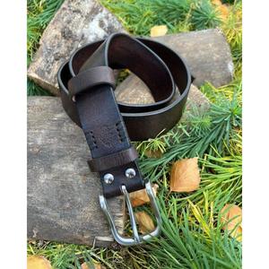 Meilleures ventes Ceinture 100% cuir de qualité supérieure Ceintures en cuir véritable Accessoires pour hommes Ceintures formelles de qualité supérieure Couleur noire - Product Image 4