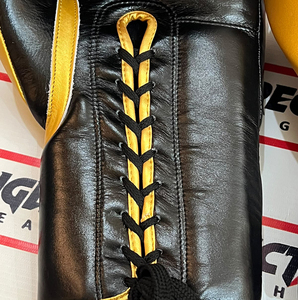 ปรับแต่งถุงมือ MMA หนังแท้สำหรับฝึกซ้อมและต่อสู้ กันลื่น ระบายอากาศ ป้องกันรังสียูวี แบบเต็มนิ้ว ผูกเชือก - Product Image 2