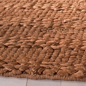 100% Hemp Jute <b>Rugs</b> Braided Knotted Both Sides Brown Fall Season Luxury Style Washable PET Friendly Made India Halloween Kilim - Product Image 3