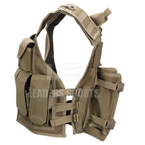 Gilet tactique durable en nylon/polyester imperméable, équipement de protection léger pour les jeux en plein air, pour les joueurs de paintball - Product Image 3