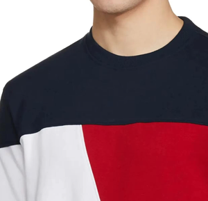 Sweat-shirt à manches longues en coton 100% personnalisé pour homme, taille sur mesure, blocs de couleur, logo personnalisé, respectueux de l'environnement - Product Image 4