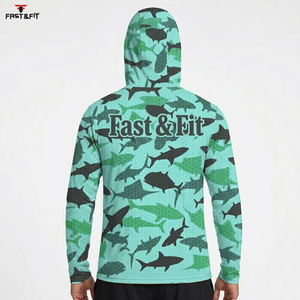 Hoodie de pêche à sublimation à prix de gros, best-seller, personnalisé, léger, pour hommes, à prix abordable - Product Image 3