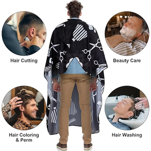 เสื้อคลุมสำหรับแต่งผมผ้านุ่มสวมใส่สบาย - Product Image 3