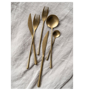 Modern Designer Stainless Steel Cutlery <b>Set</b> Premium Dining Spoon Fork Knife Flatware <b>Set</b> <b>for</b> Home Kitchen - Product Image 5