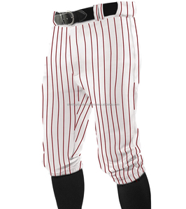 Pantalones Cortos Deportivos Unisex de Béisbol y Sóftbol con Rayas y Ribete, Transpirables, de Secado Rápido, Antibacterianos, para Adultos - Product Image 1