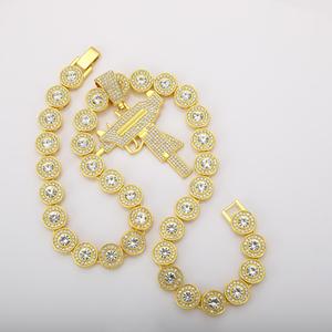 Colgante de Diamante con Forma de Pistola Personalizado, Joyería de Diamante de Corte Brillante de Lujo, Certificado IGI, Colgantes y Dijes de Plata S925 Estilo Hip Hop - Product Image 1