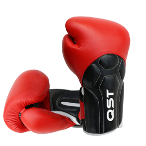 High Quality Boxing Training Gloves Pu Leather MMA Kickboxing Breathable <b>Hook</b> Loop Closure Moisture Wicking Customizable - Product Image 2
