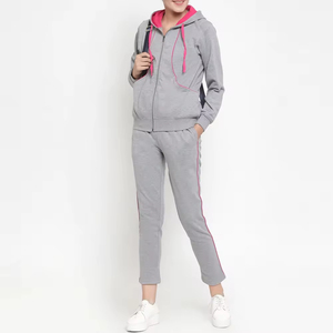 Conjuntos Deportivos de Dos Piezas para Mujer, Casuales, Transpirables, de Poliéster/Algodón, para Invierno, Venta al Por Mayor en Pakistán, Logotipo Personalizado, MOQ Bajo - Product Image 5